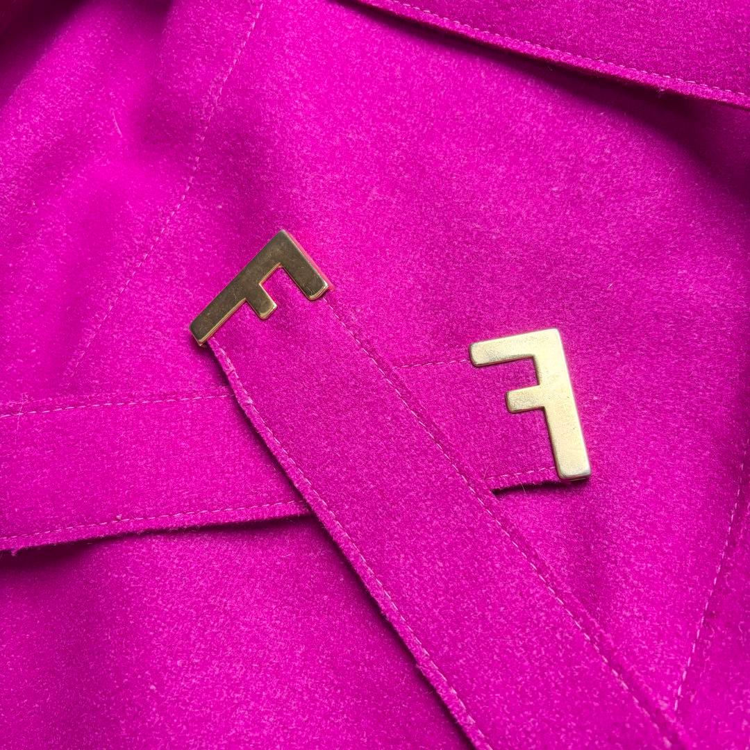 フェンディ ダブルフェイス ハーフコート FFベルト