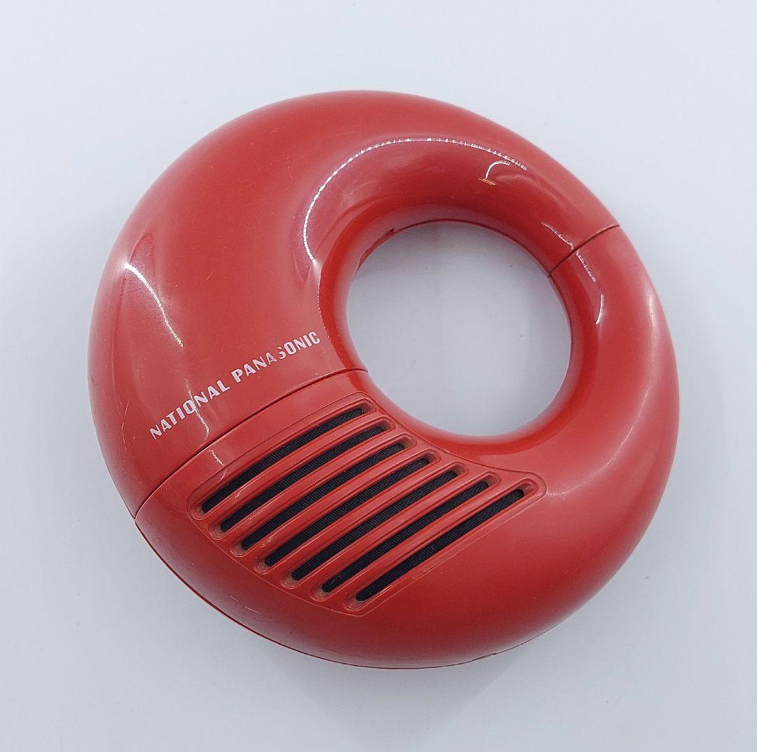 パナペットクルン ナショナル パナソニック R-72 ラジオ 赤色 レトロ