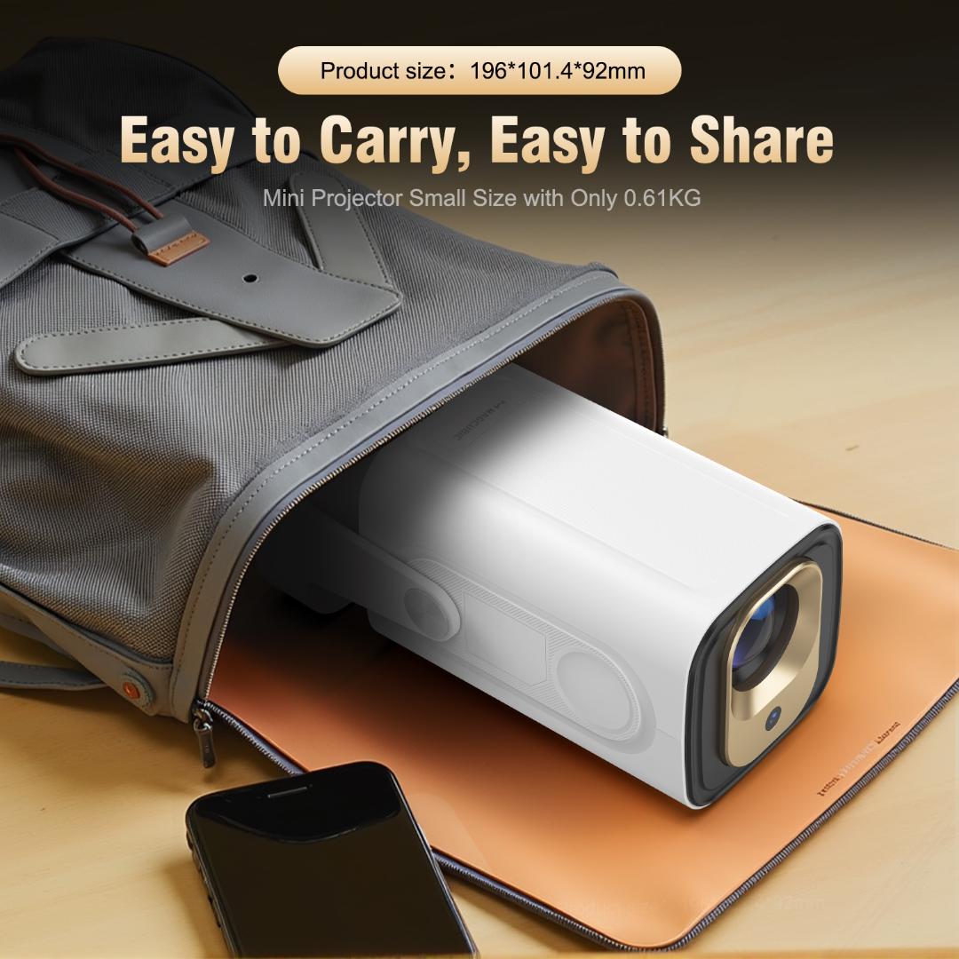 【新品・未使用】Magcubic HY310 ミニプロジェクター 4Kサポート