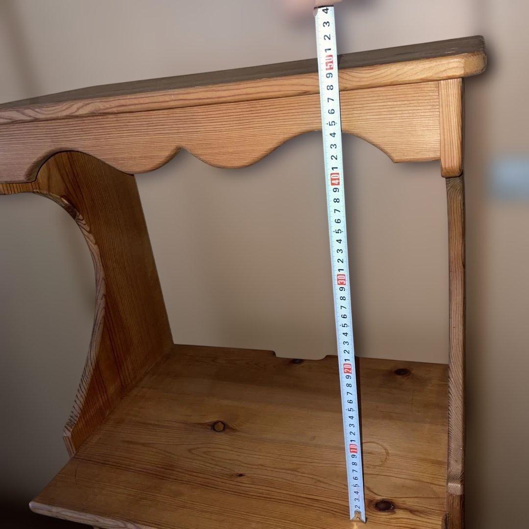 アメリカンカントリー　カントリーデスク　パソコンデスク　キャスター付き