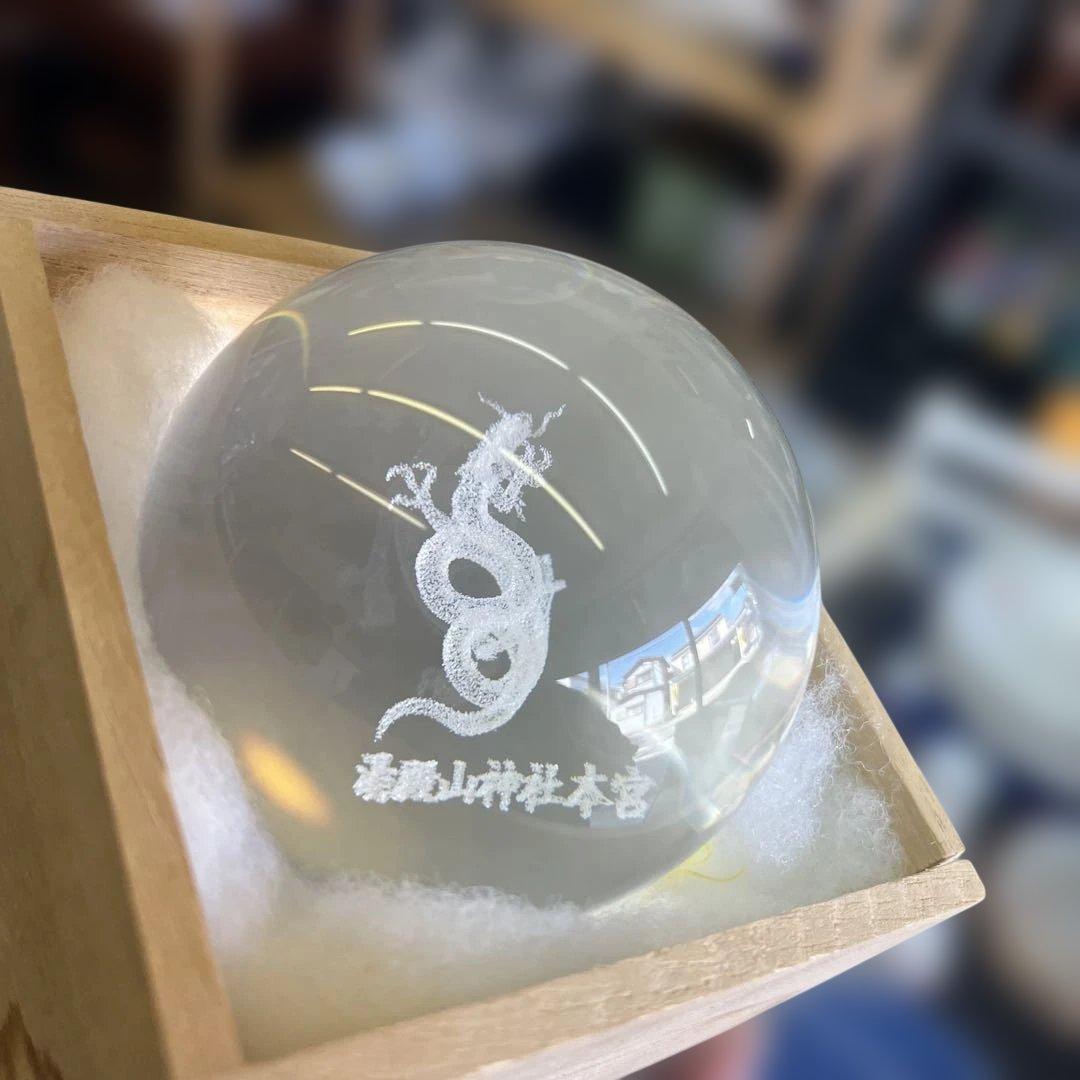 クリスタル龍彫刻置物