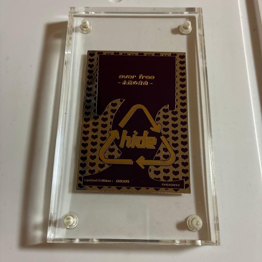 hide 限定版 フォトフレーム ケース付き