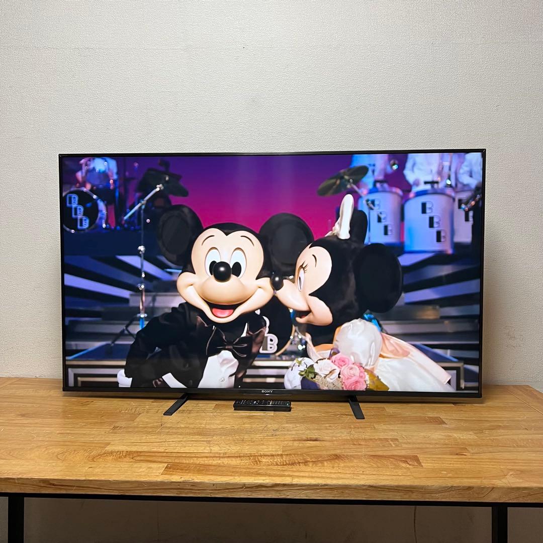 SONY 55V型 4K チューナーレス 液晶テレビ BRAVIA 動画アプリ○