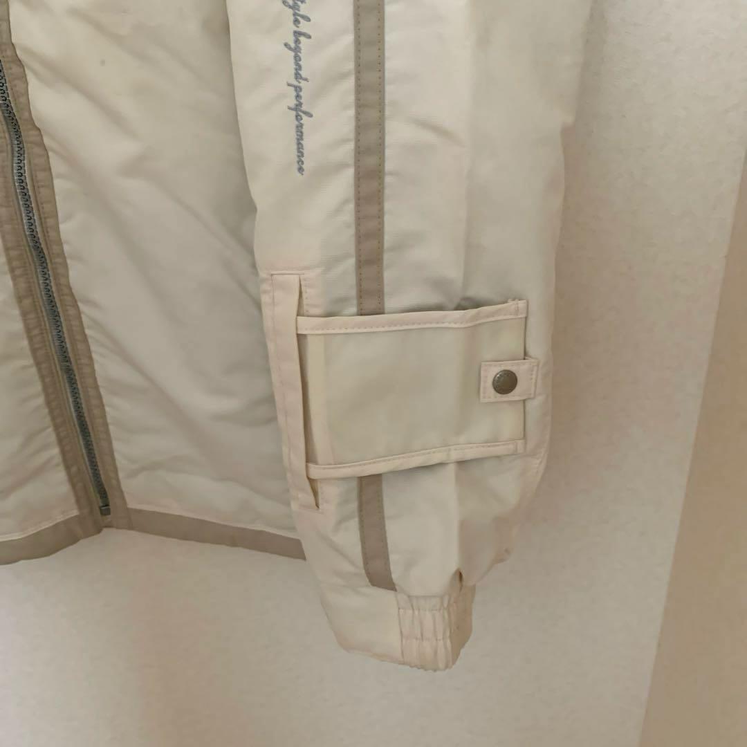 ellesse ベージュ スキーウェア 上下グローブセット