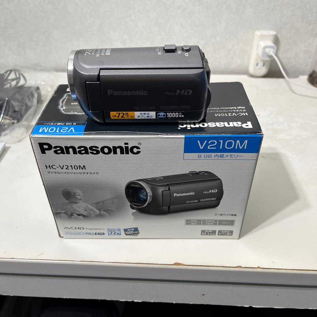 パナソニック デジタルハイビジョンビデオカメラ HC-V210M-H
