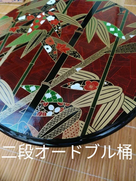 二段オードブル桶　キッチン　台所用品　食器　お皿　桶