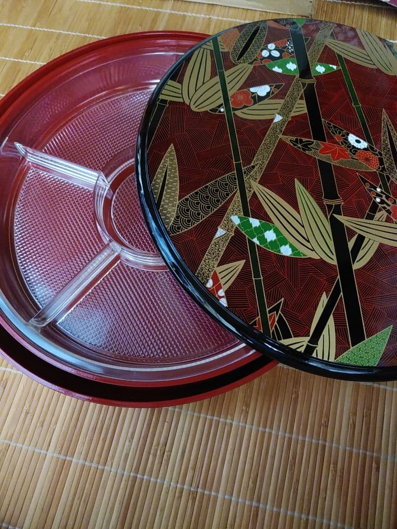 二段オードブル桶　キッチン　台所用品　食器　お皿　桶