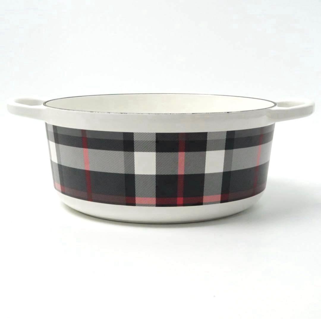 【新品】LE CREUSET　シグニチャーココット ロンド ホワイト　24cm