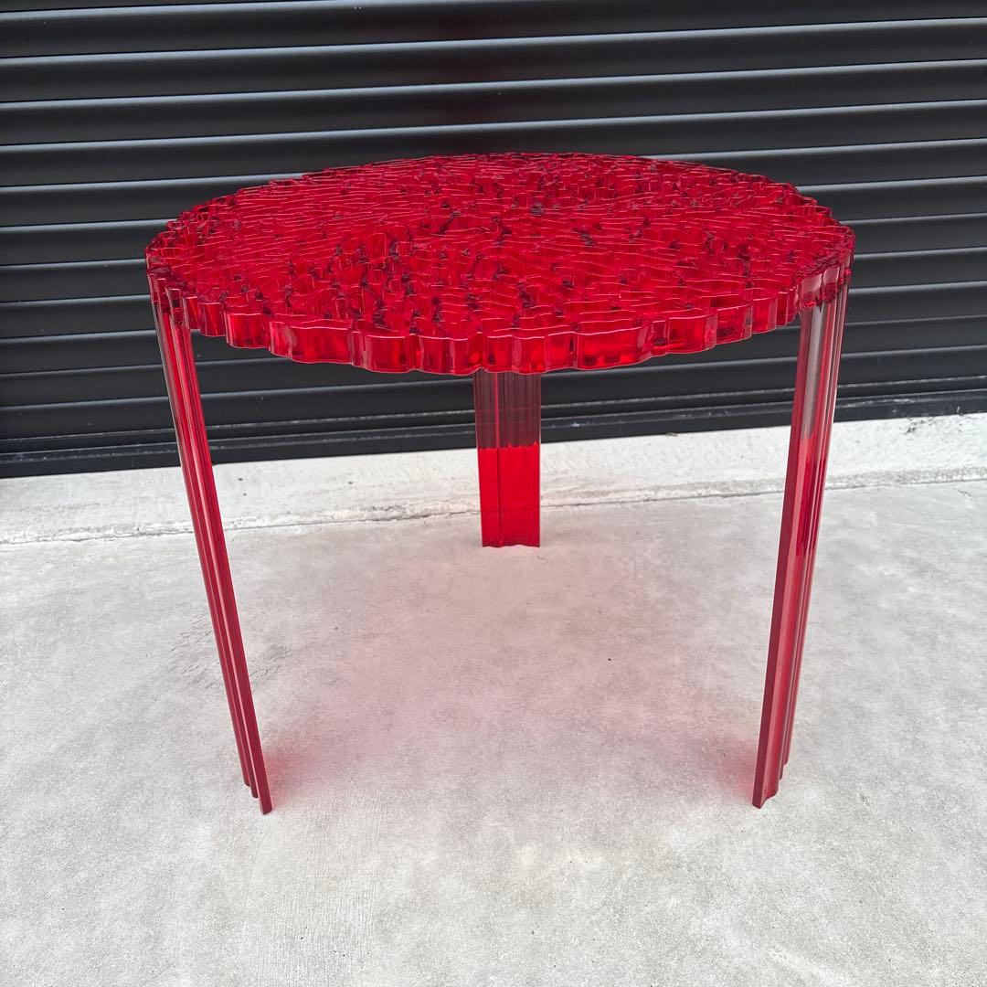 Kartell カルテル T-TABLE ティーテーブル RED サイドテーブル