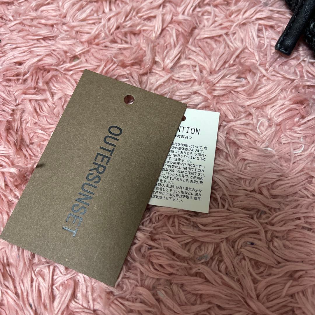 アウターサンセット　abaca basket bag