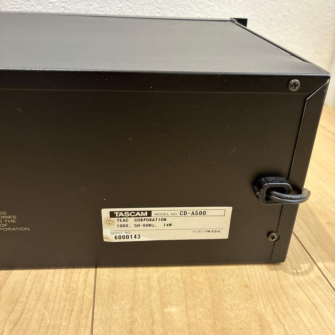 希少　動作品！TASCAM CD カセットデッキ　CD-A500