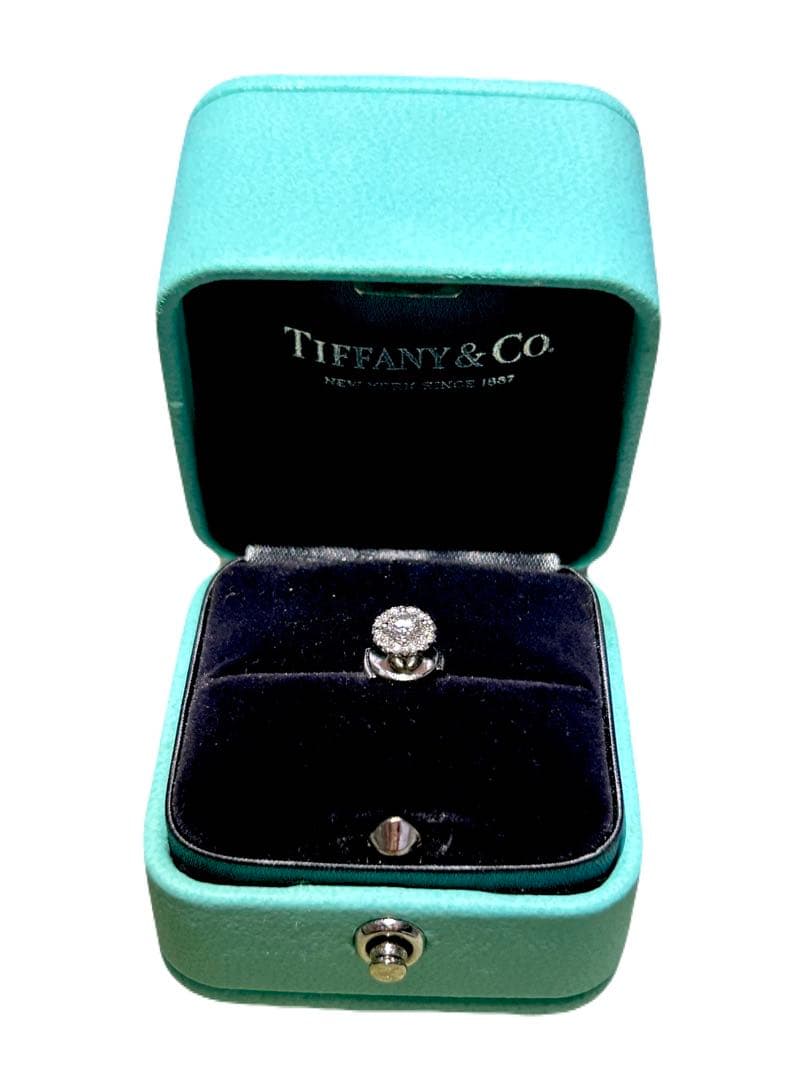 ティファニー　ダイヤモンドピアス片耳　プラチナ