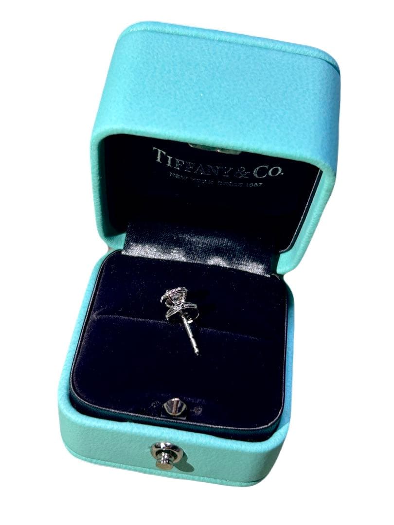 ティファニー　ダイヤモンドピアス片耳　プラチナ