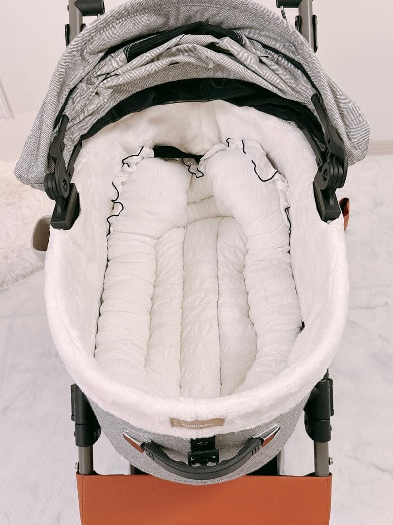 【美品】エアバギー　ドーム3 グレーツイード　レギュラー、アクセサリー多数