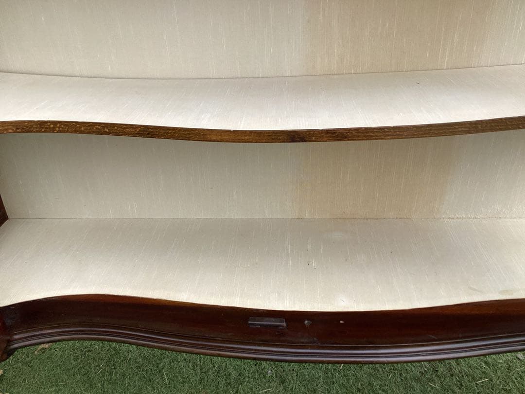 [たーぼう] イギリスアンティーク　キャビネット　ショーケース