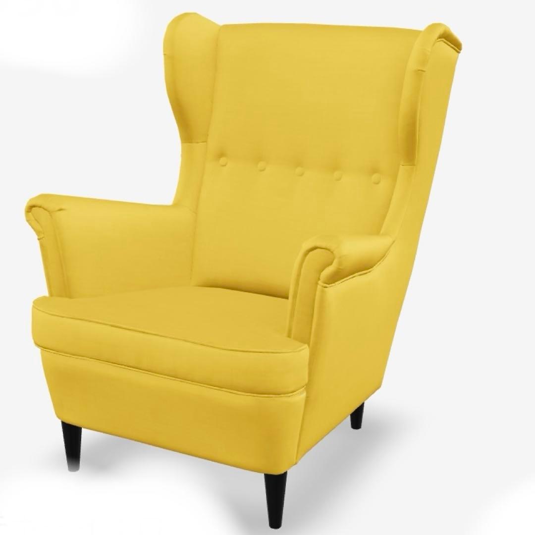 【送料込】IKEA STRANDMON ストランドモン ウィングチェア イエロー