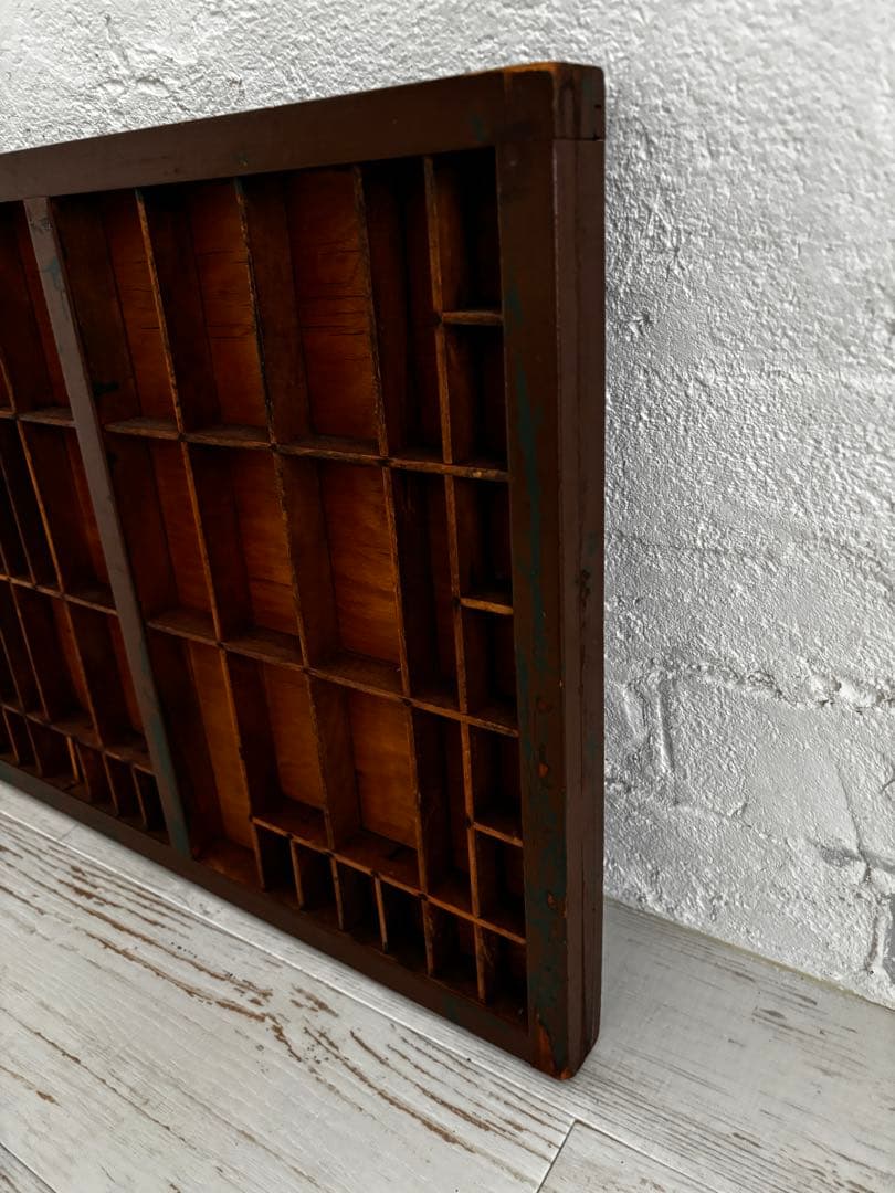 プリンタートレイ/アンティーク/木製トレイ大きめ