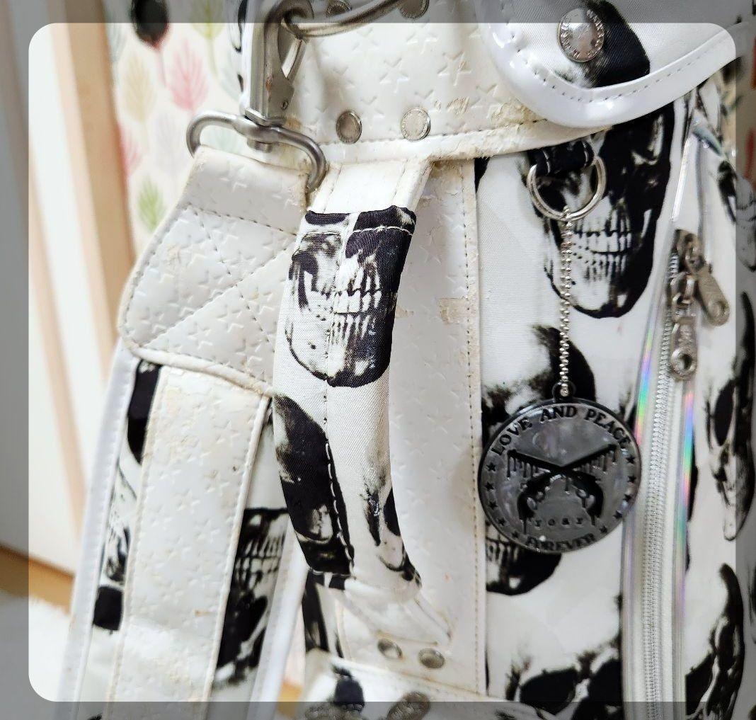 【激レア】MARK&LONA マークアンドロナ スカル柄 キャディバッグ