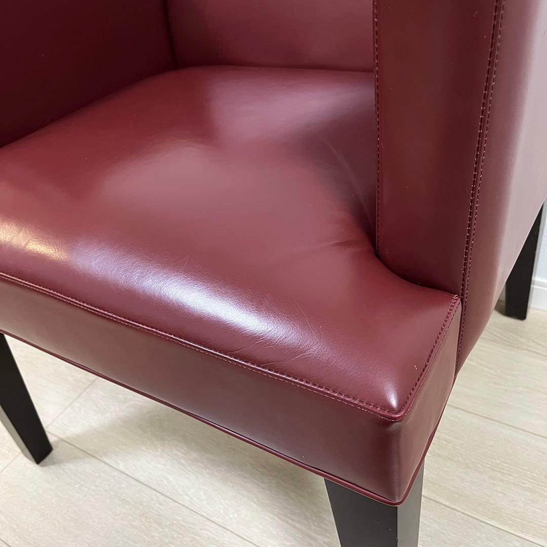 (け58)Cassina ixc. カッシーナイクスシー レザーアームチェア