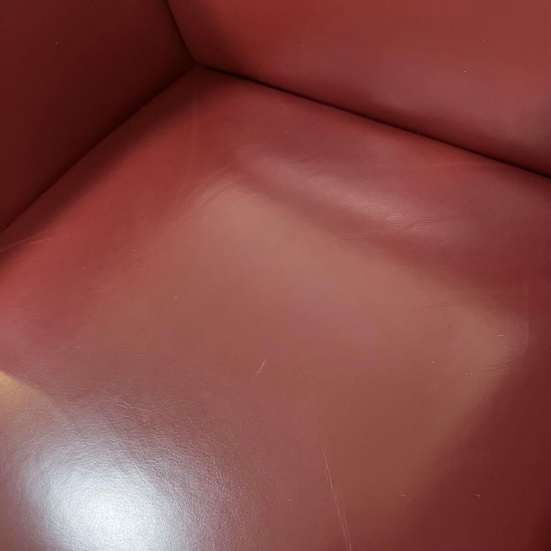 (け58)Cassina ixc. カッシーナイクスシー レザーアームチェア