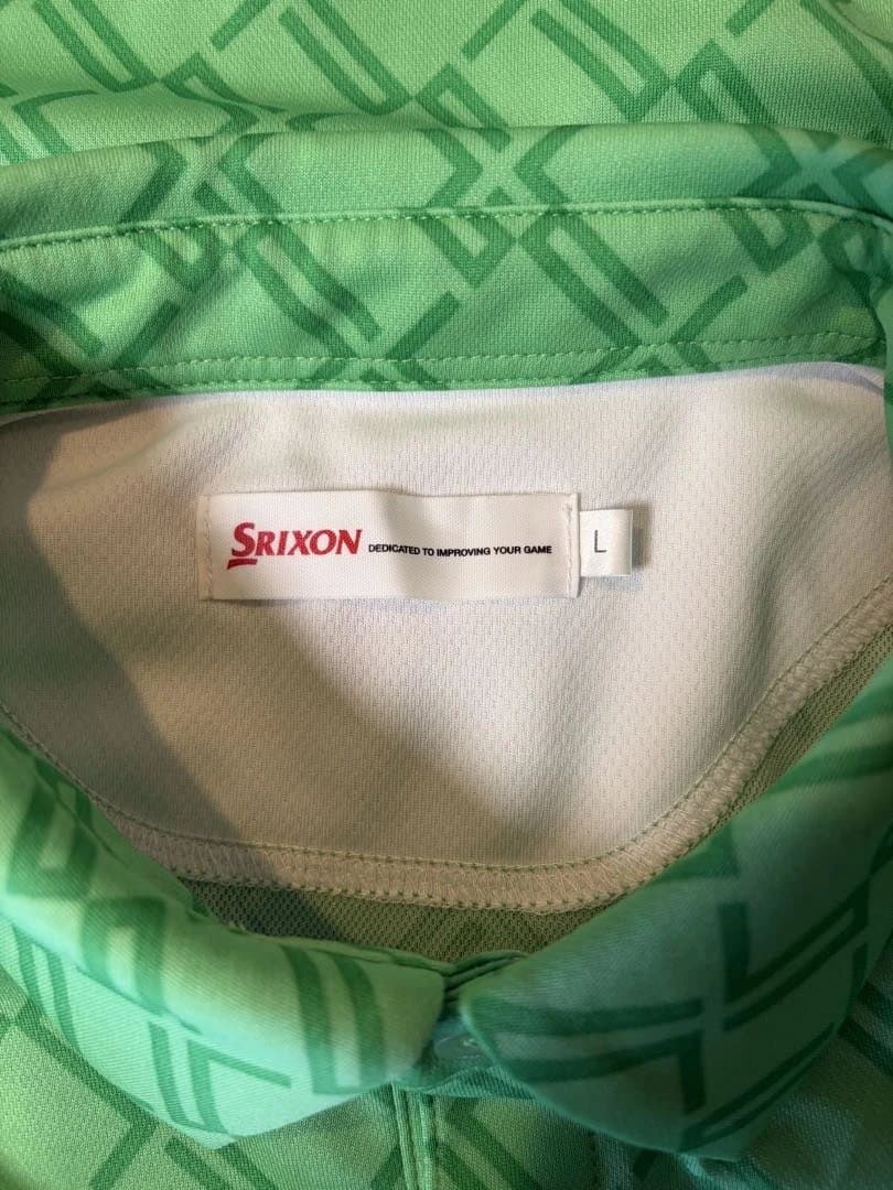 Srixon ゴルフシャツ Lサイズ 緑 レクサス 松山英樹