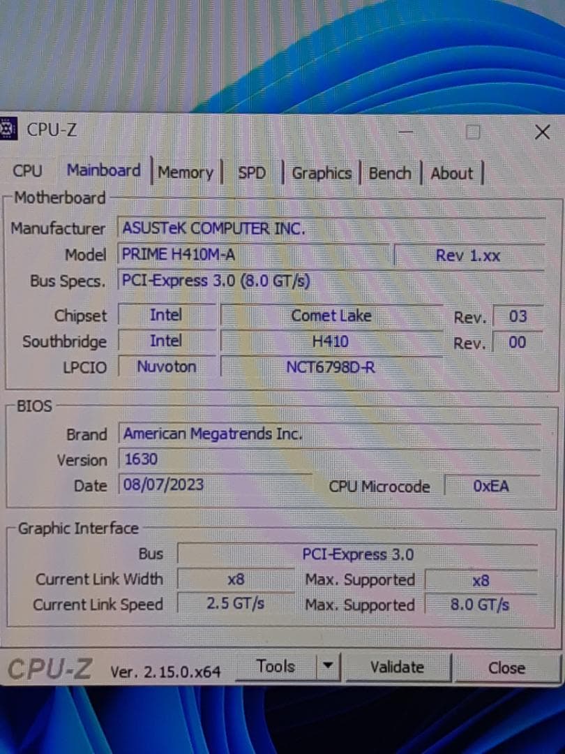 ゆま　第10世代MB・8GB・SSD128GB・RX550・Win11