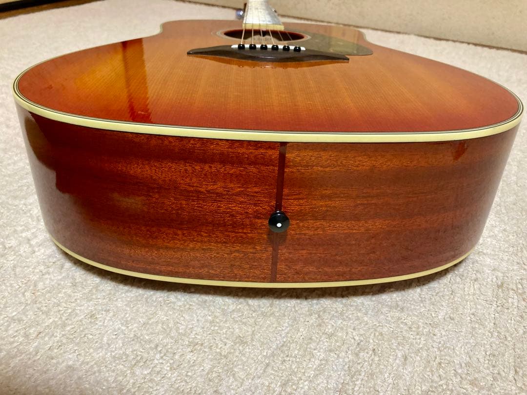 美品 メンテ済 超低弦高 ヤマハ FG820 オータムバースト おまけ付 新品弦