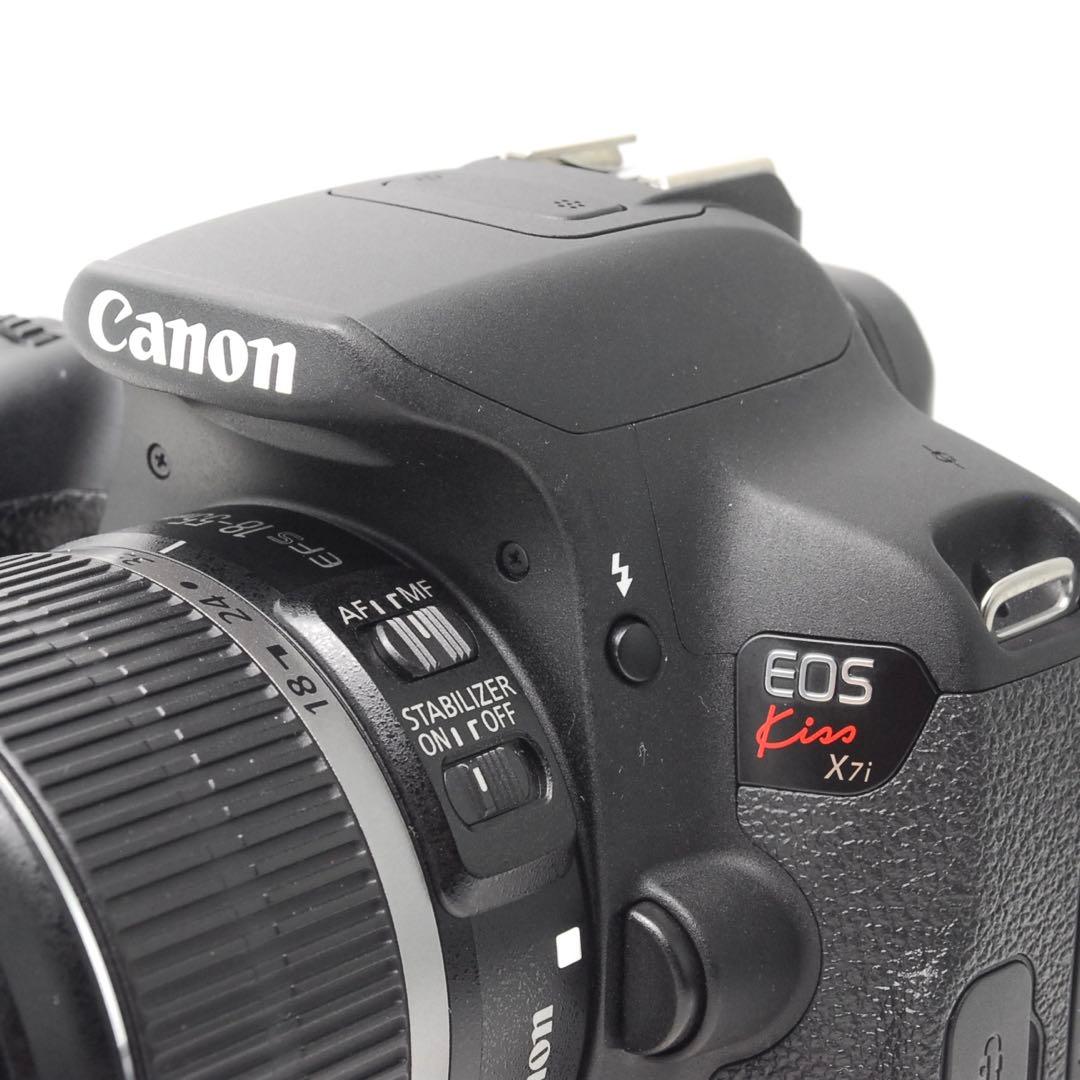 ✨ショット数2800✨CanonwKISS X7i✨ダブルレンズ✨超望遠✨カメラ