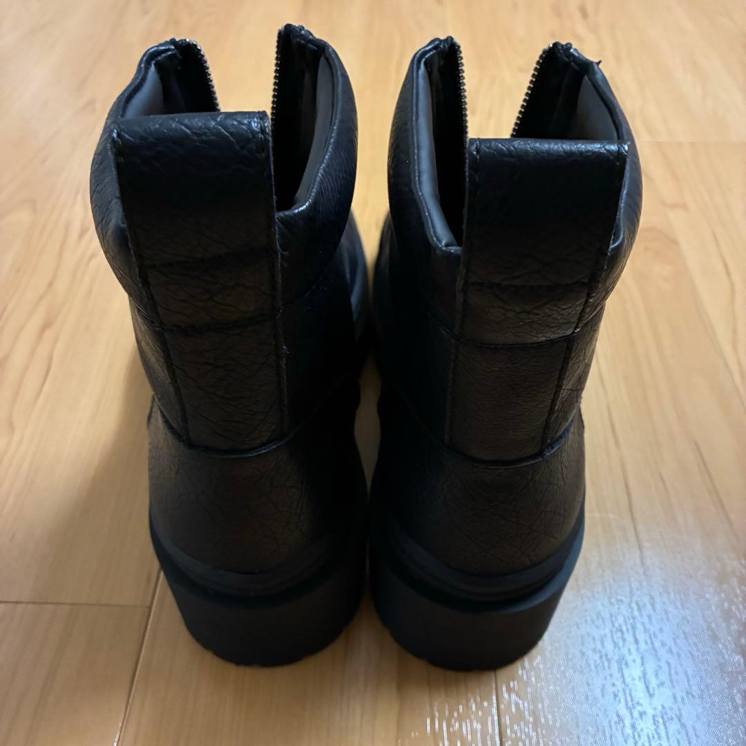 ZARA フロントジップ　ブーツ　42