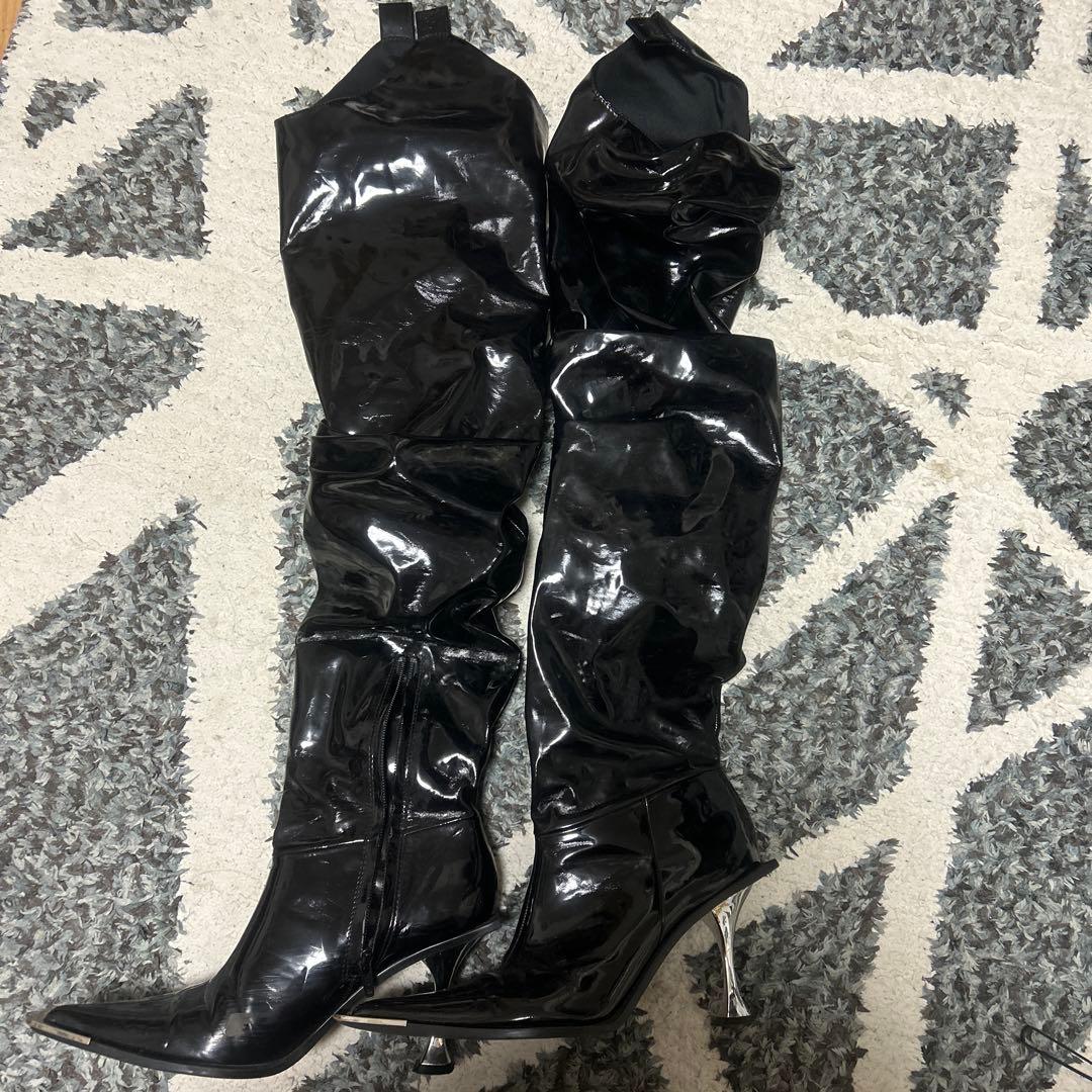 メルトザレディ　ロングブーツ　ジョッキーブーツ　サイハイブーツ　ロングブーツ