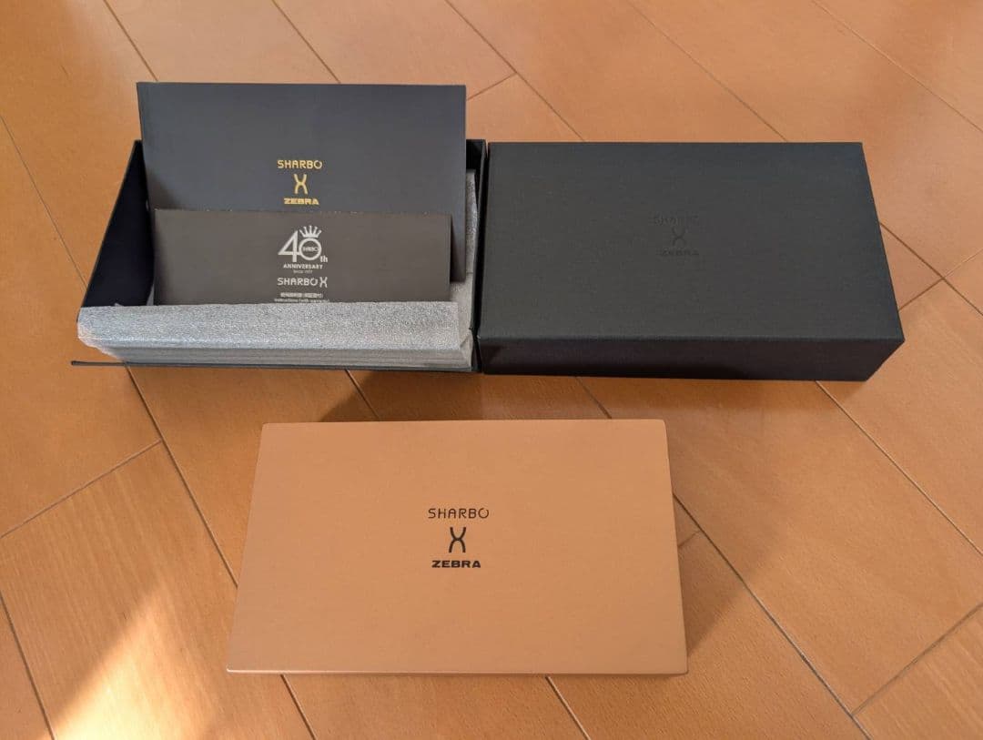 ZEBRA SHARBO X ボールペン ゴールド 40周年記念