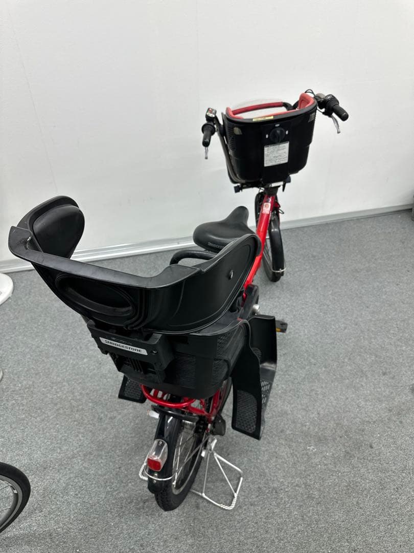 3人乗り対応電動自転車　ブリヂストンアンジェリーノ チャイルドシート付き　お得