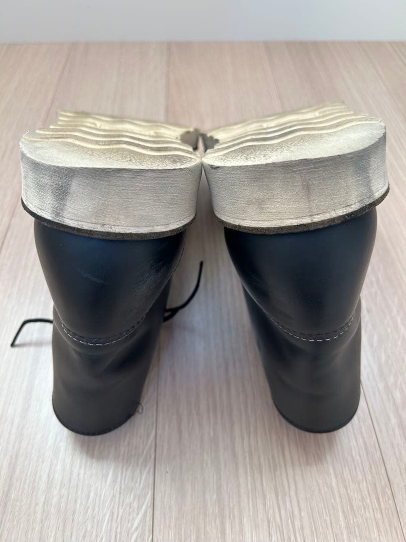 レッドウィング（USA 9）黒レザー ハイカットブーツ