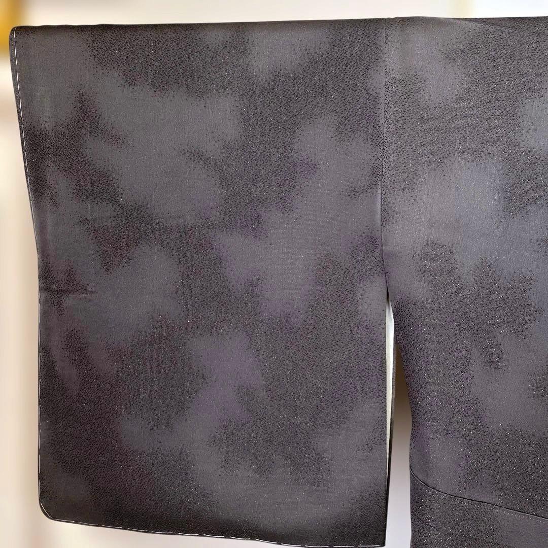 着物-辻が花着物61【未使用・しつけ付き】辻が花の訪問着 正絹 グレー系 高級品