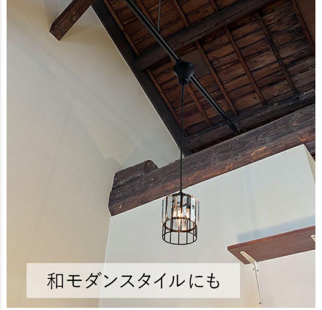 美品 アイアンとベベルドグラス ペンダントライト Noel (ノエル) 3個