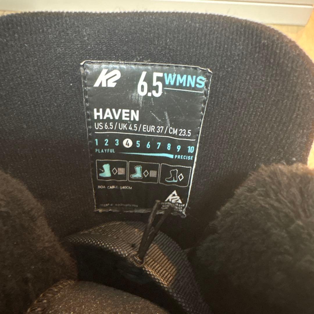23.5cm K2 HAVEN レディース スノーボードブーツ BOA