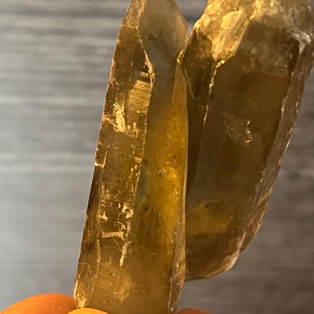 パキスタン産　スモーキークォーツ原石クラスター　天然石黒水晶　6点セット
