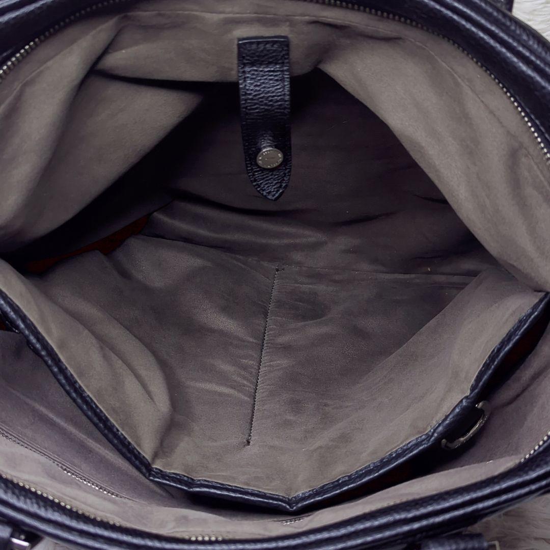 良品✨ペッレモルビダ メイデンボヤージュ ブリーフケース シボ革 黒 2way