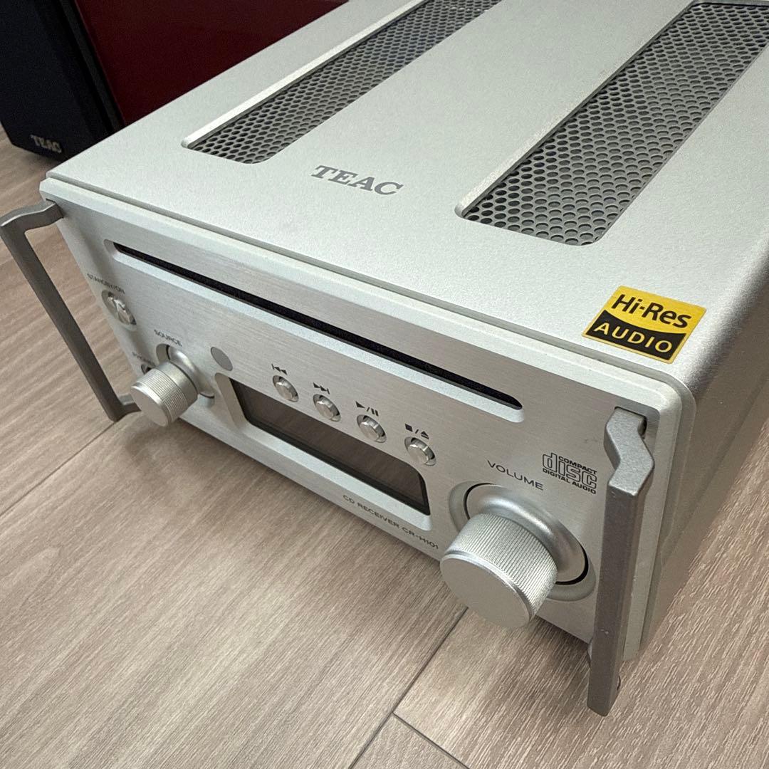 【美品】TEAC CR-H101 LS-101HR CDレシーバー スピーカー