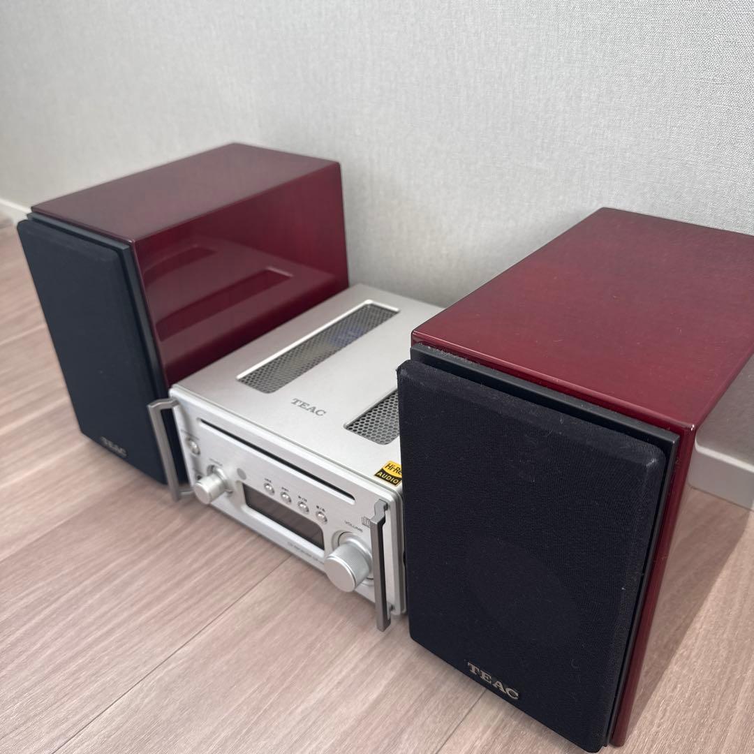 【美品】TEAC CR-H101 LS-101HR CDレシーバー スピーカー
