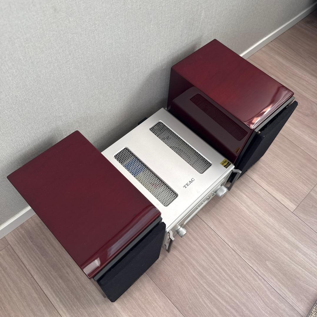 【美品】TEAC CR-H101 LS-101HR CDレシーバー スピーカー