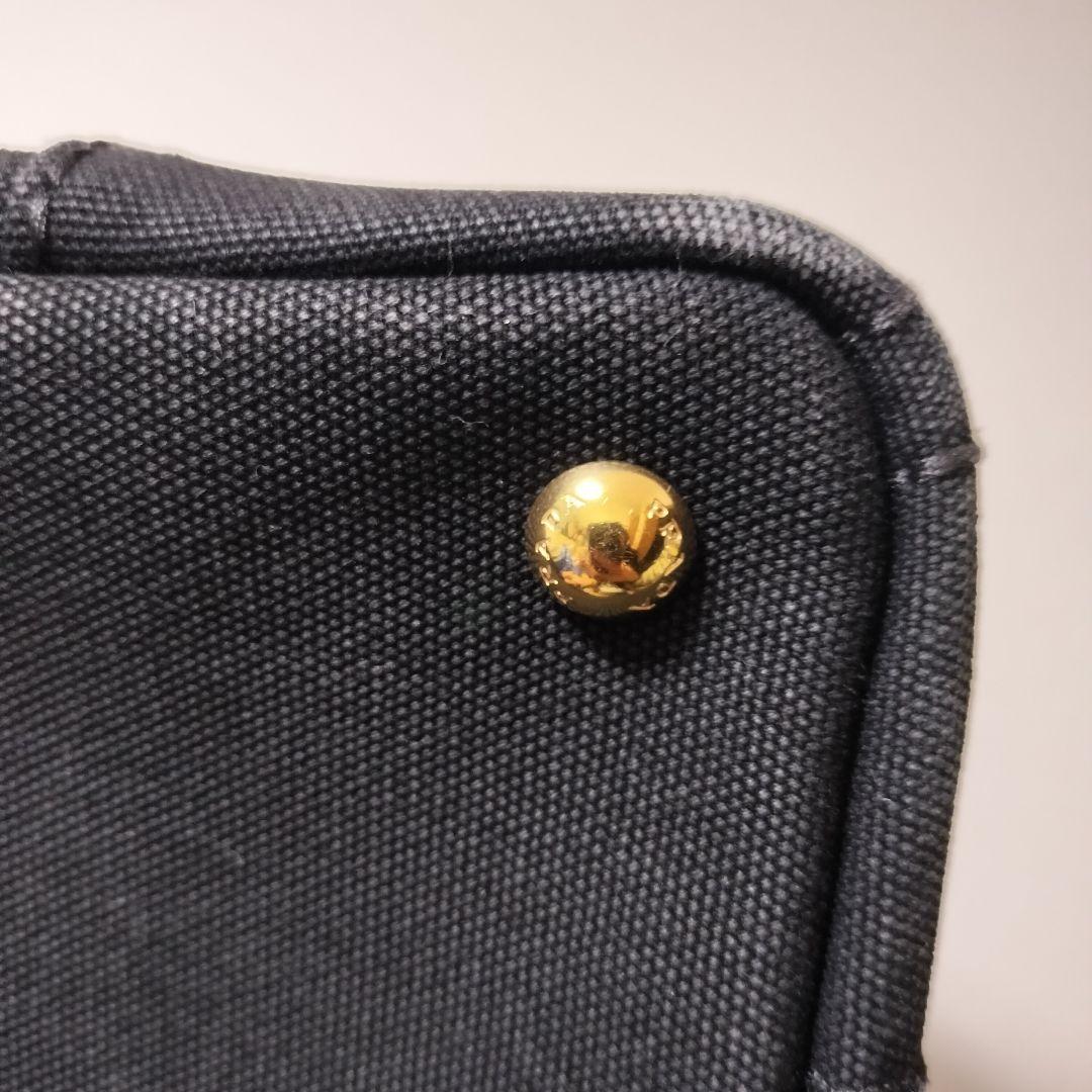 美品! PRADA プラダ カナパ 2WAY ブラック ショルダーバッグ