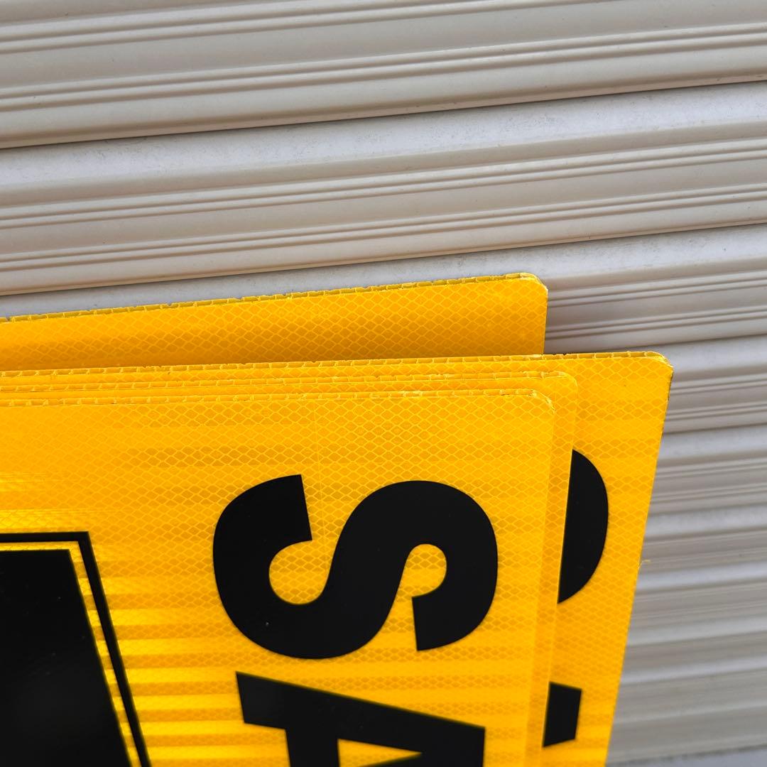 【アメリカン雑貨】ロードサイン風 標識パネル 5枚セット プラダン製 軽量