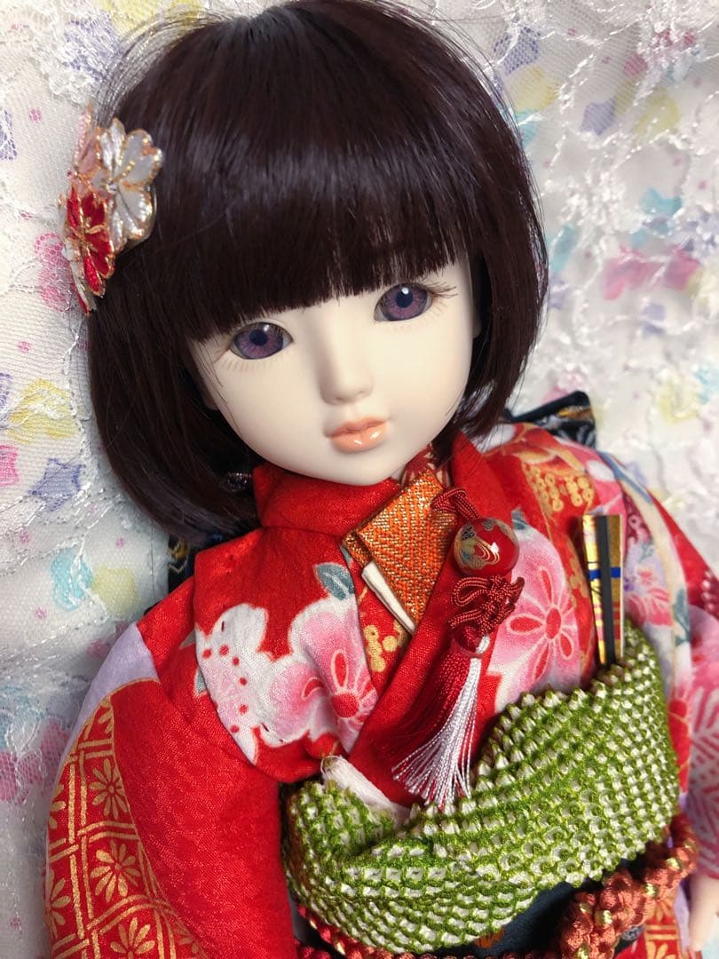 日本人形　和人形　球体関節人形　　　SD オビツ　着せ替え人形　リボーンドール