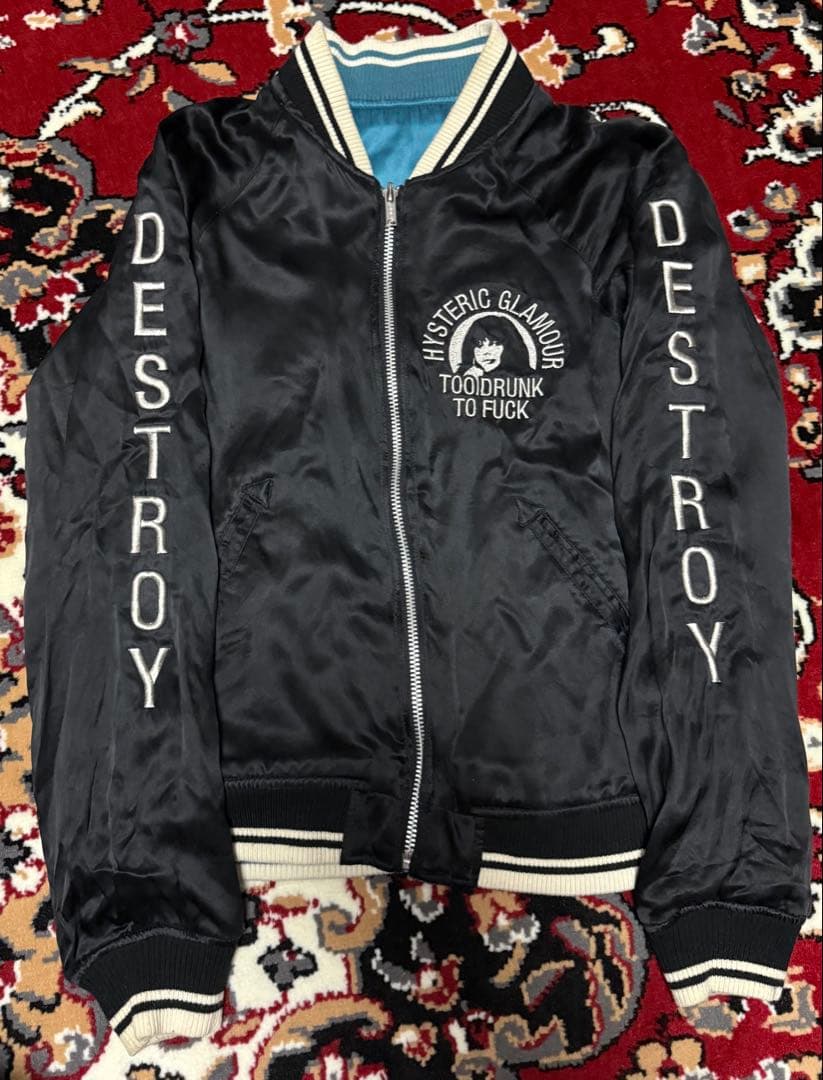 ☆*☆様 希少カラー！ヒステリックグラマー　シルク 100% スカジャン　リバー