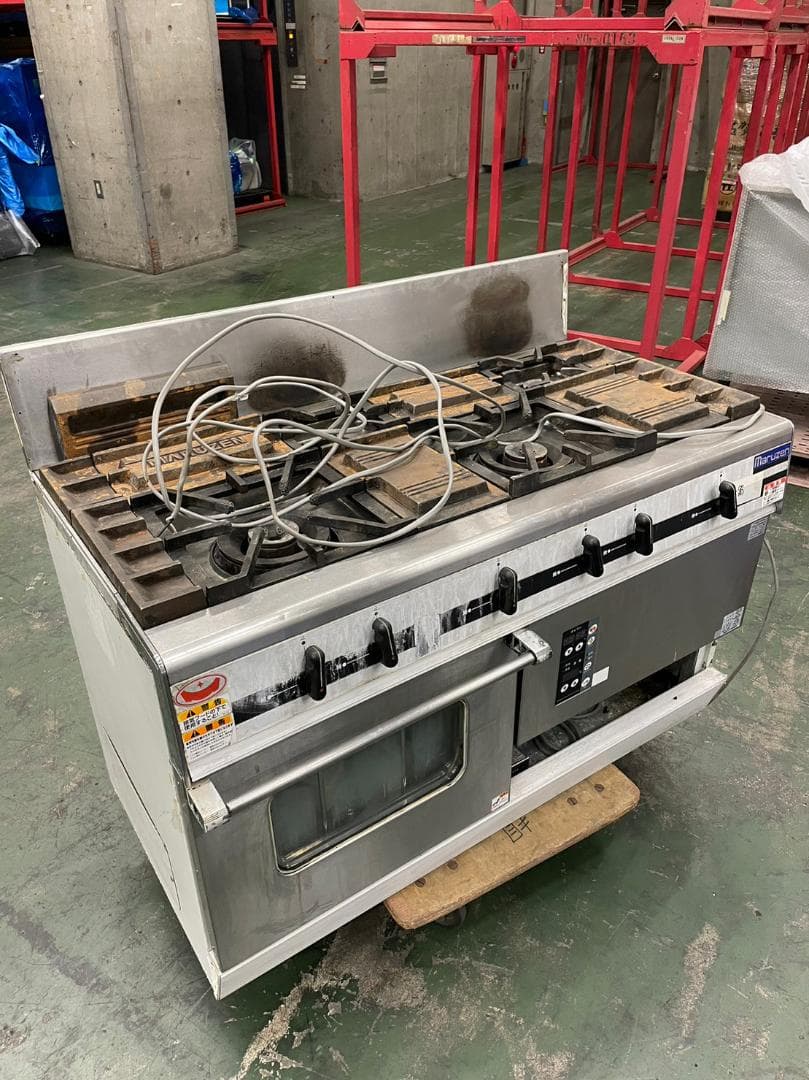 マルゼン 5口ガスレンジ MGRX-126E