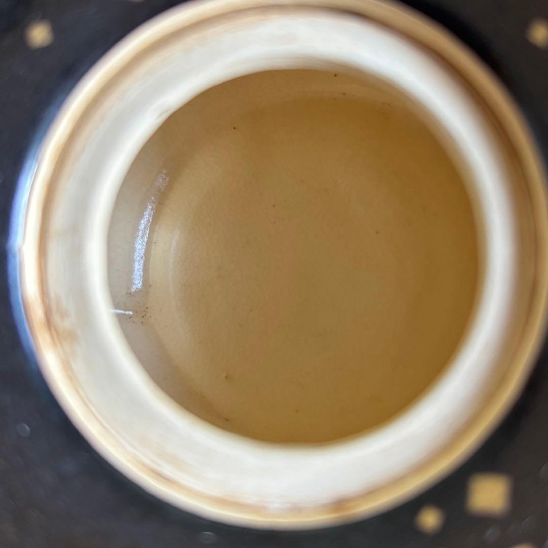 平安　山本厳造　金彩色絵宝尽文　茶器　共箱