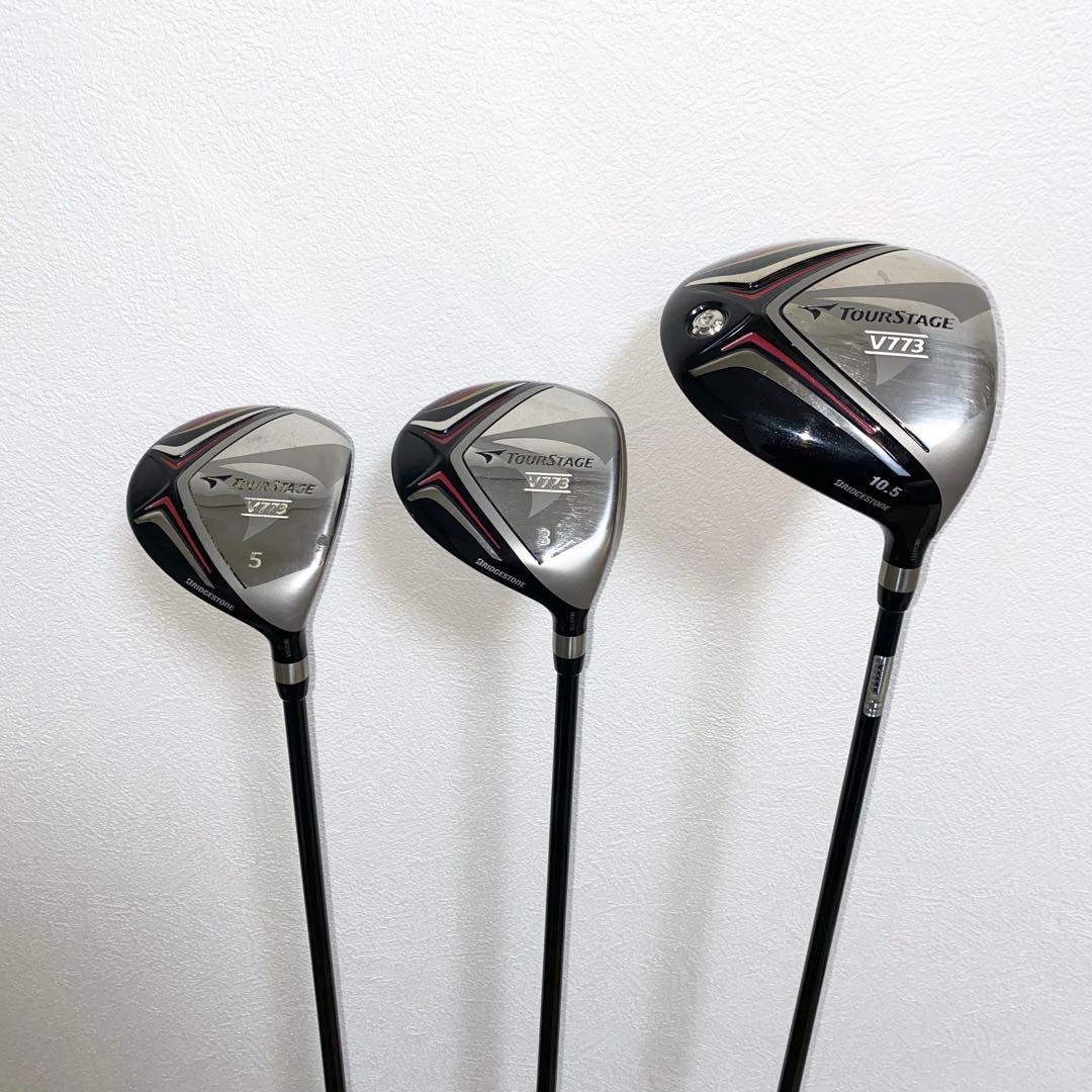 TOURSTAGEゴルフクラブ フルセット☆初心者メンズ右利きキャディバッグ付R