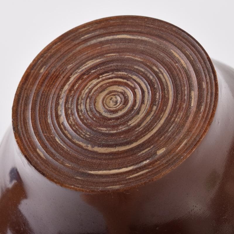 茶道具　漆塗　独楽　莨入　煙草入　時代箱付　V　8240