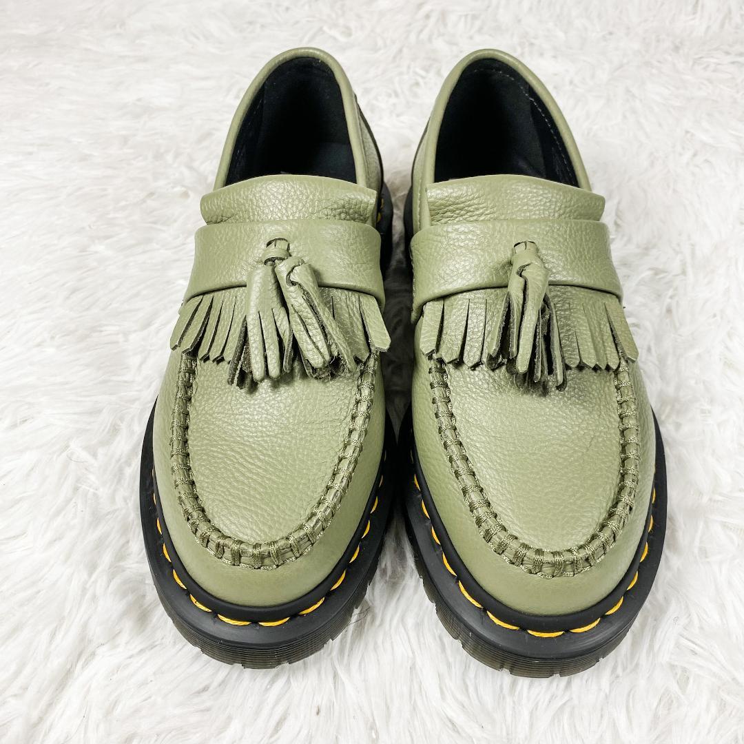 【未使用】Dr.Martens エイドリアン タッセルローファー グリーン